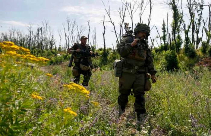 Militari ucraineni mobilizaţi în apropiere de Avdiivka FOTO EPA-EFE