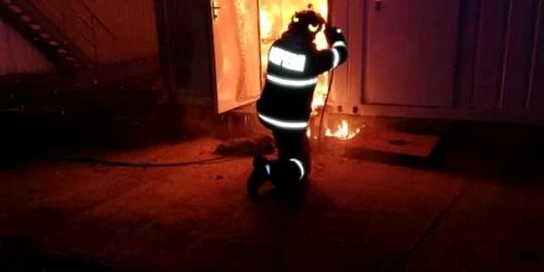 incendiu timis FOTO