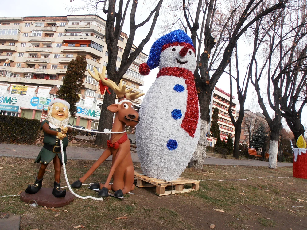 Decor de poveste la Târgovişte