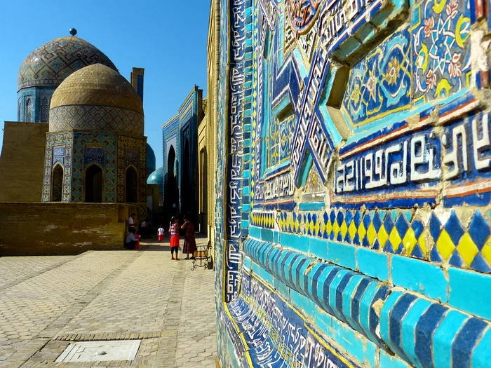 Imagine cu Shohizinda, Necropola, Samarkand / foto: Pixabay