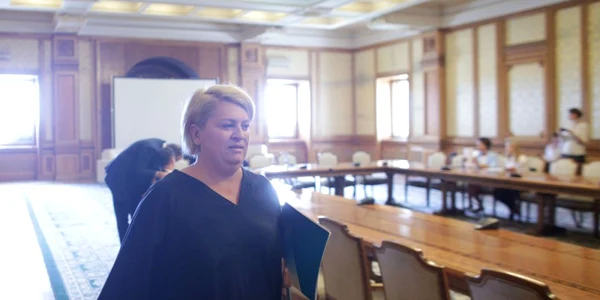 Doina Gradea preşedintele director general al SRTv audiată în Comisia de Cultură FOTO Inquam Photos / Octav Ganea