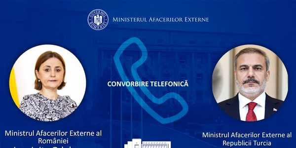 Discuție telefonică între Luminița Odobescu si Hakan Fidan Foto Facebook MAE jpg