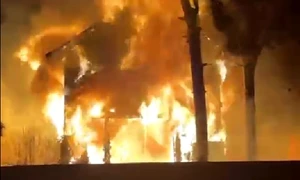 incendiu intr o localitatea din mures foto captura video news ro jpg