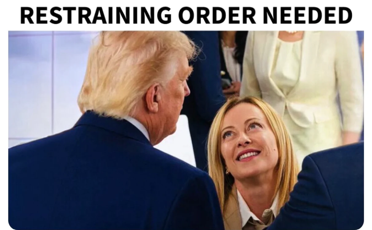 „Este nevoie de un ordin de restricție”. FOTO: Truth Social/@realDonaldTrump