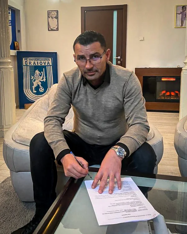 
    Eugen Trică a semnat un nou angajament la FCU CraiovaFoto: FCU Craiova  