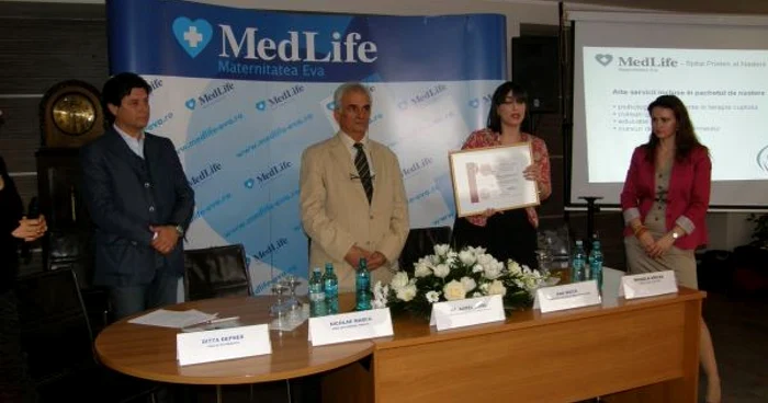 Maternitatea MedLife Eva este singura din ţară care oferă astfel de servicii. Foto:Simona Suciu