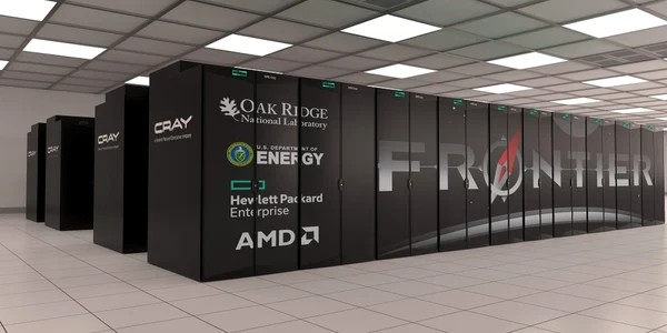 Supercomputer Frontier al Oak Ridge National Laboratory sursa Wikipedia