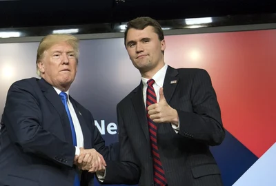 Charlie Kirk și Donald Trump FOTO Profimedia 