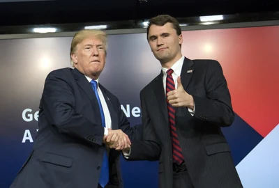 Charlie Kirk și Donald Trump FOTO Profimedia 