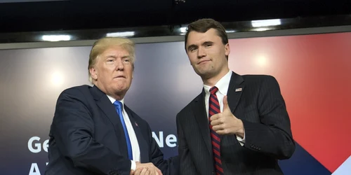 Charlie Kirk și Donald Trump FOTO Profimedia 
