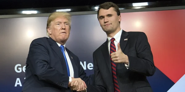 Charlie Kirk și Donald Trump FOTO Profimedia 