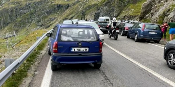 Aglomeraţie pe Transfăgărăşan