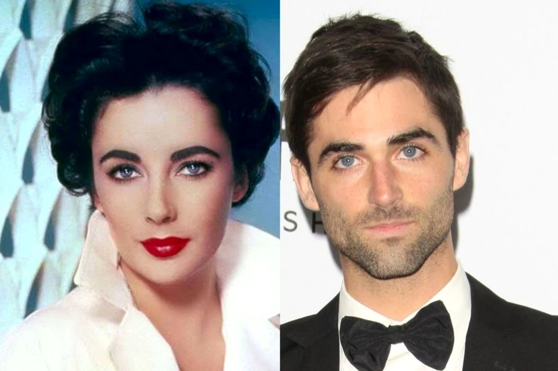 Elizabeth Taylor şi nepotul ei, Quinn Tivey