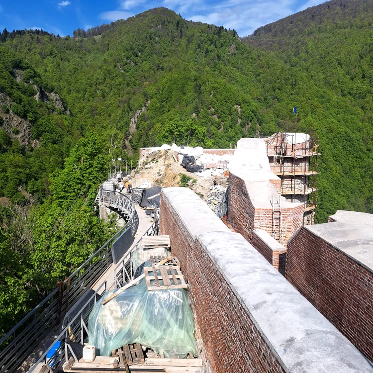 Lucrările de reabilitare au început în iulie 2022 FOTO CJ Argeș