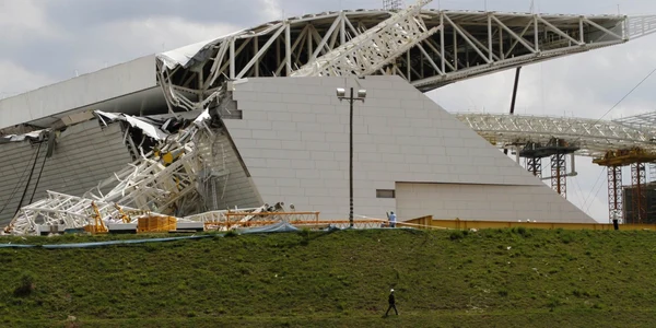 Accident stadion Corinthians FOTO Reuters