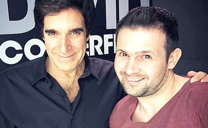Robert Tudor crede că întâlnirea cu David Copperfield îi va aduce noroc
