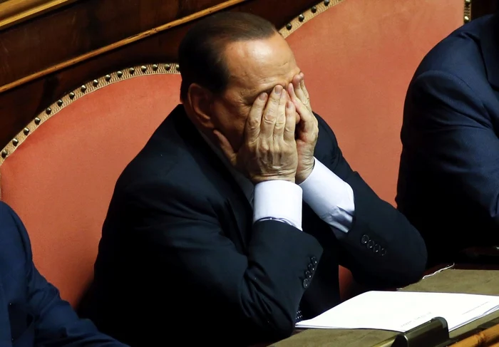 Fostul premier Silvio Berlusconi a fost condamnat luna trecută la patru ani de închisoare FOTO Reuters