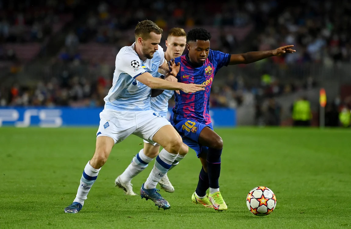 
    La nici 19 ani, Ansu Fati dovedește că are mult talentFoto: Guliver / GettyImages  