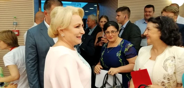 Viorica Dpncilă a fost sâmbătă la Călăraşi FOTO I.S.