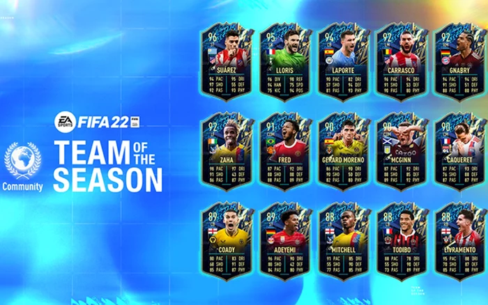 Community Team of the Season FIFA 22.