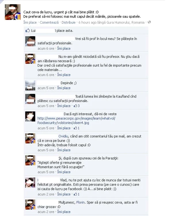 Job pe Facebook