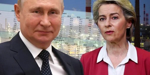 Vladimir Putin Ursula von der Leyen FOTO Getty Images