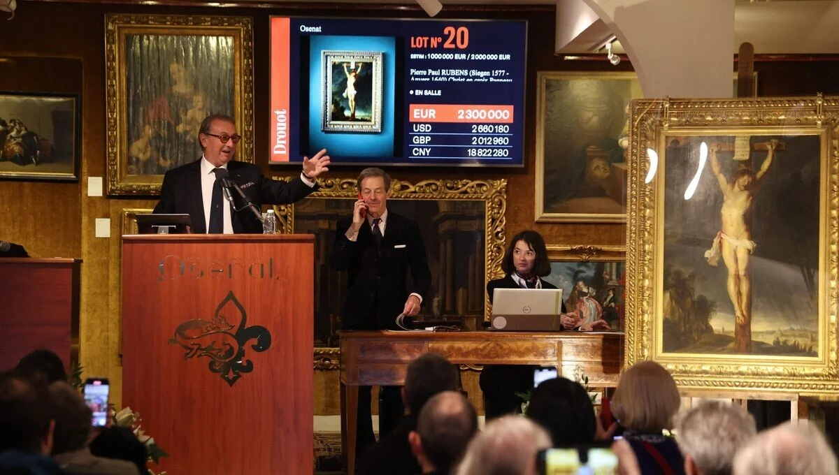 Un tablou al marelui pictor Rubens, dispărut timp de peste 400 de ani, a fost vândut la licitație cu aproape 3 milioane de euro