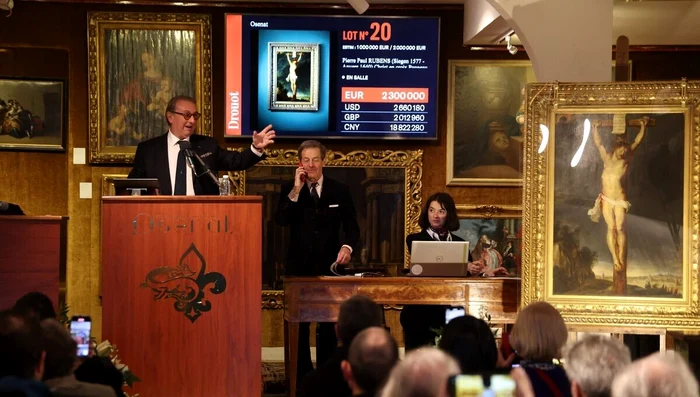 Tabloul lui Rubens a fost vândut la licitație FOTO: X/ICI