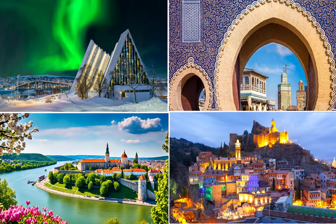 Imagini frumoase din țările care dau lecții de turism Colaj DMS