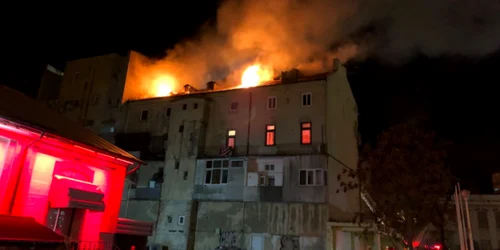 Incendiu centrul Constanţei zona Miga Sursa Wsp ISU Dobrogea