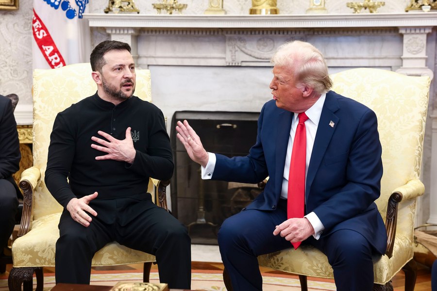 Cum s-a văzut în Statele Unite întâlnirea Trump - Zelenski. „Vă mulțumesc, d-le președinte Trump, pentru că apărați America”