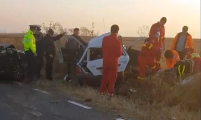 Accident pe DN24D în apropiere de Cuca FOTO captura video