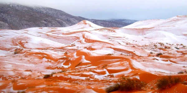 Ninsoare in Desertul Sahara FOTO gizmodo.com