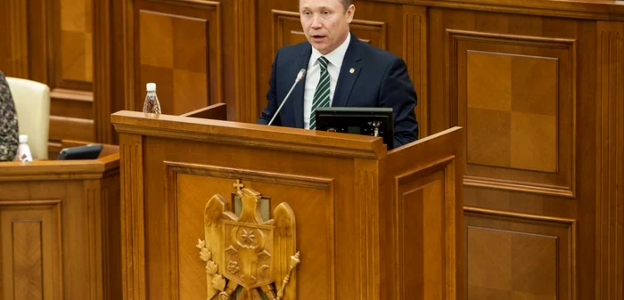 Valeriu Streleţ, candidatul la funcţia de prim-ministru FOTO Alexandru Tarlev