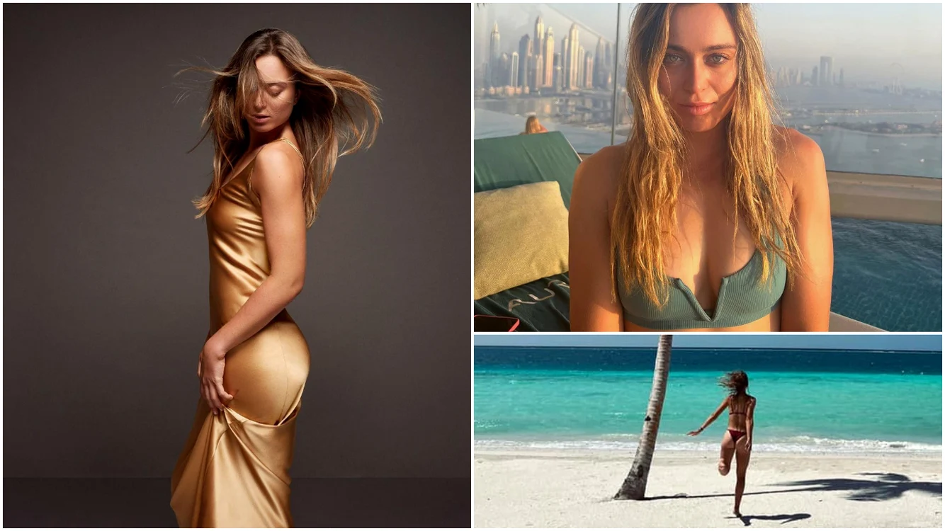 Badosa este comparată cu Sharapova. Foto: colaj Facebook/Paula Badosa
