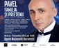 Afișul spectacolului său de Crăciun, de la Opera Română