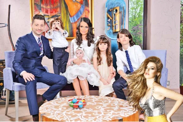 Adi Sână și Anca Serea se căsătoresc pe 8 noiembrie, iar cei patru copii ai vedetei Prima TV vor fi cavaleri și domnișoare de onoareFoto Arhivă Personală