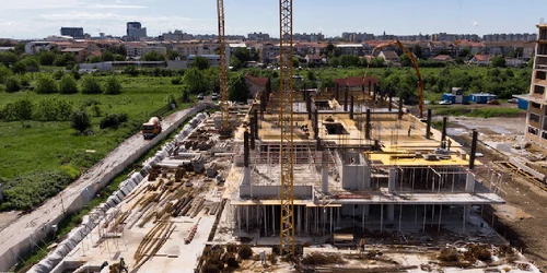 Şantier Vox Vertical Village Timişoara