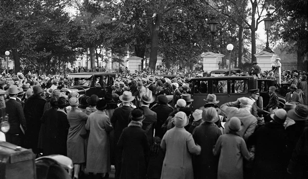 Regina Maria a României sosește la Casa Albă, la 19 octombrie 1926