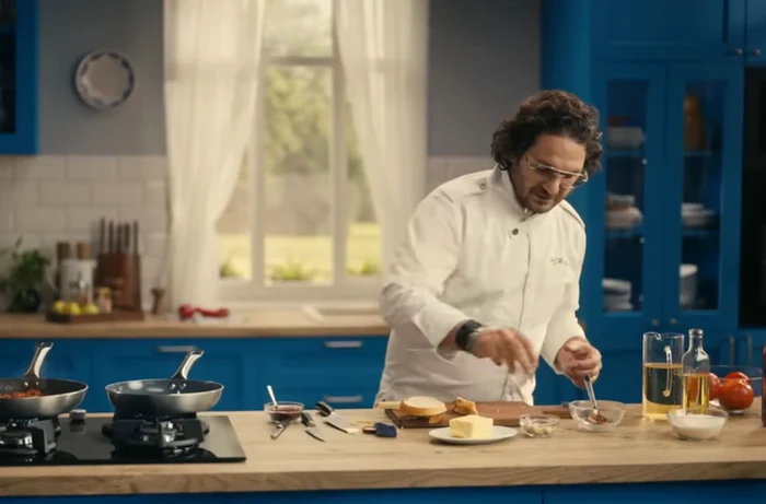 Tocănița de ceapă a lui Florin Dumitrescu este delicioasă / foto: captura video