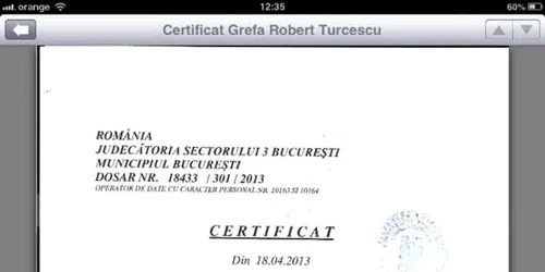 document robert turcescu