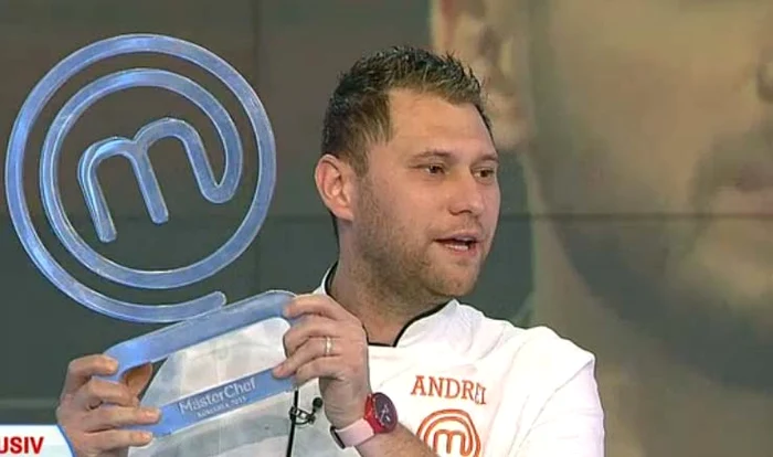 
    Andrei Voica a câştigat MasterChef 2015Foto: captură Pro Tv  