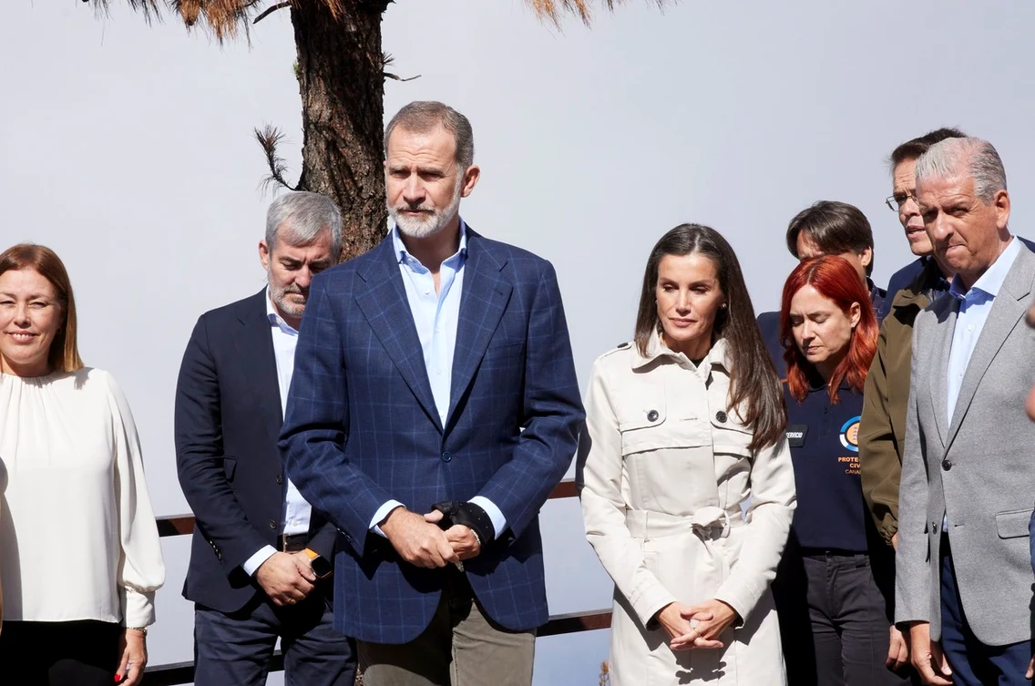 Regele Felipe al Spaniei, cu mâna bandajată. FOTO: Getty Images