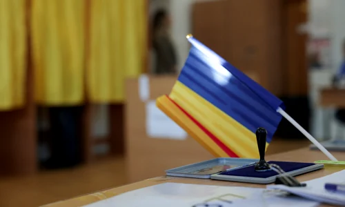 Secție de vot - alegeri - stampila FOTO Reuters