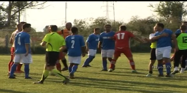 bataie meci de fotbal constanta