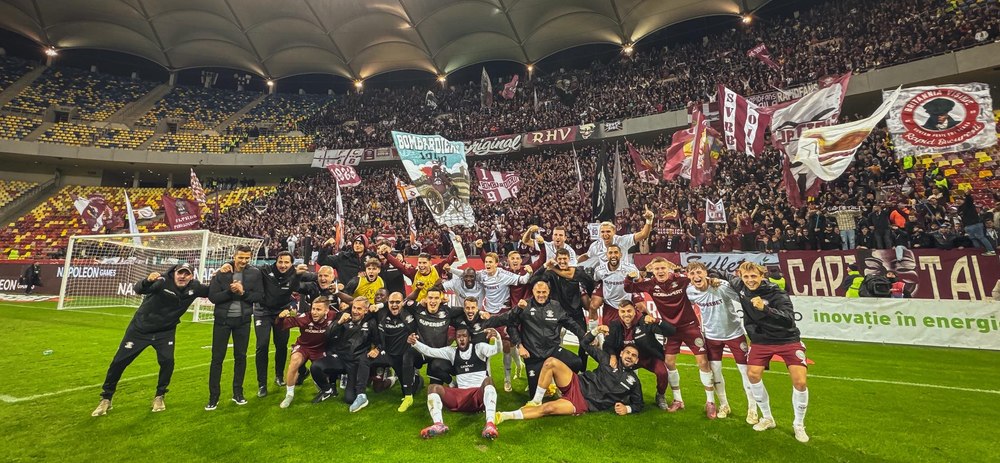 Portarul Aioani le-a scos peri albi dinamoviștilor. Rapid s-a impus într-un derby spectaculos