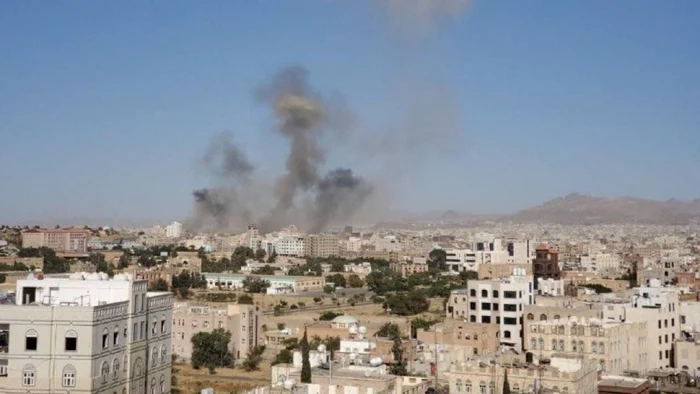 Israelul bombardează ținte ale rebelilor Houthi în Yemen FOTO PROFIMEDIA