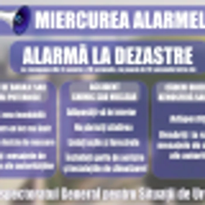 Sirena ISU alarma miercurea alarmelor Sursa Facebook IGSU