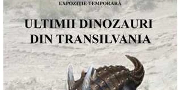afisul expozitiei cu dinozauri cluj