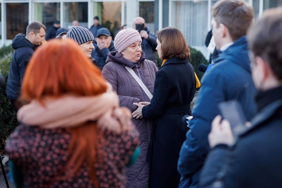 Maia Sandu, vizită în zonele afectate de întreruperile de curent: „Există o rută alternativă, prin Turcia. Dar Gazprom a decis să nu mai furnizeze gaz”